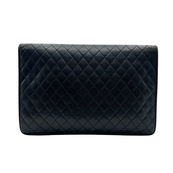 RARE- Vintage Yves Saint Laurent Quilted Clutch, Unused - Picture 2 of 9